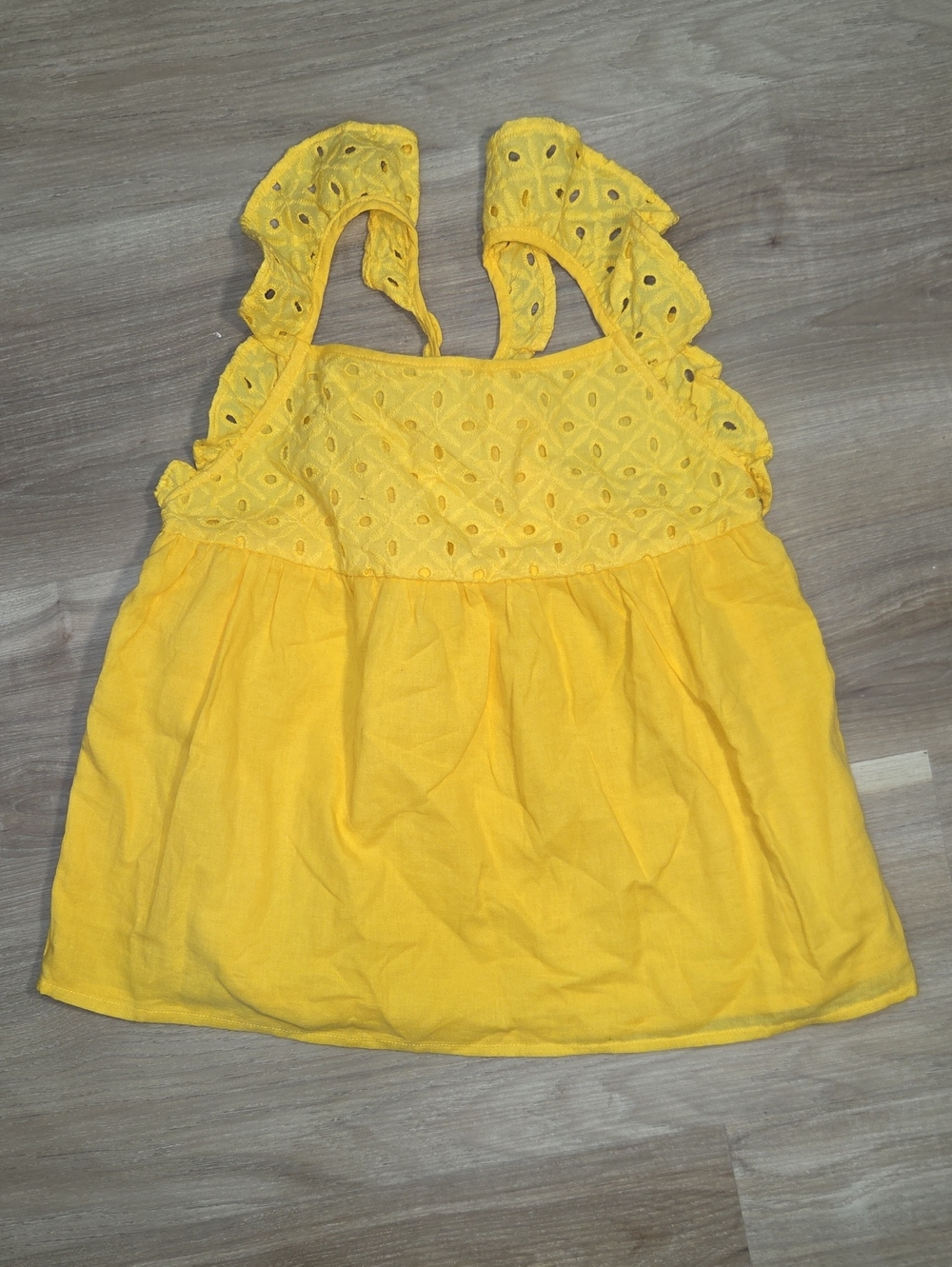 •Crown & Ivy• Little Girls Yellow Blouse
